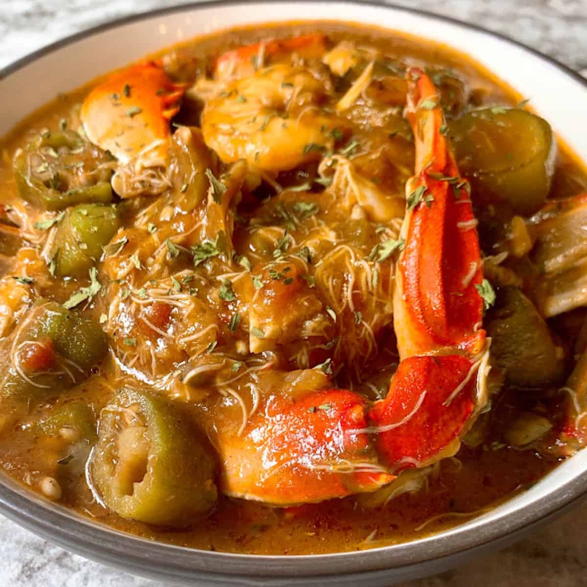 OKRA SEAFOOD GUMBO (32 ozs.) 4 Servings